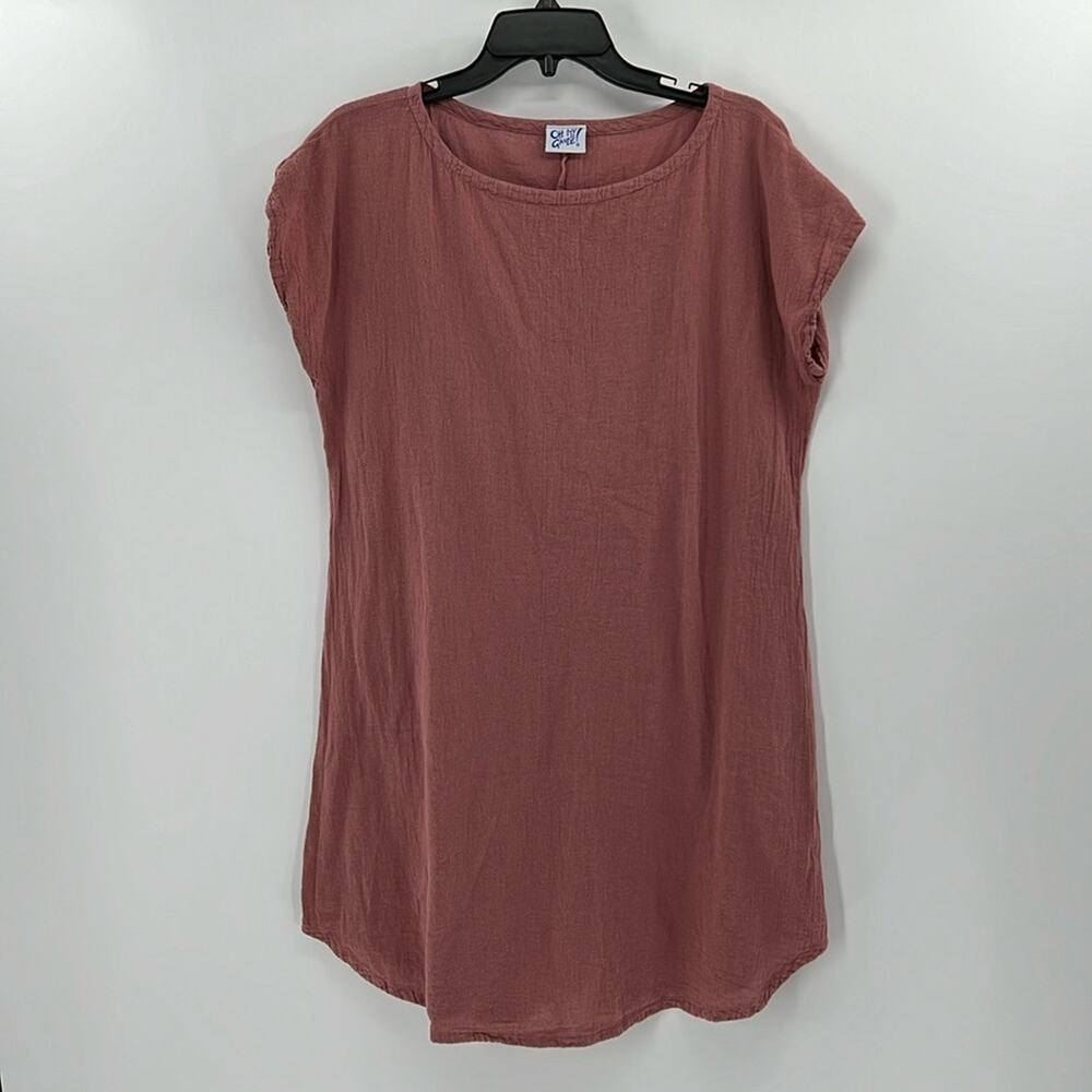 Oh My Gauze! Scoop neck Dress - Mauve - 1 or US S/M